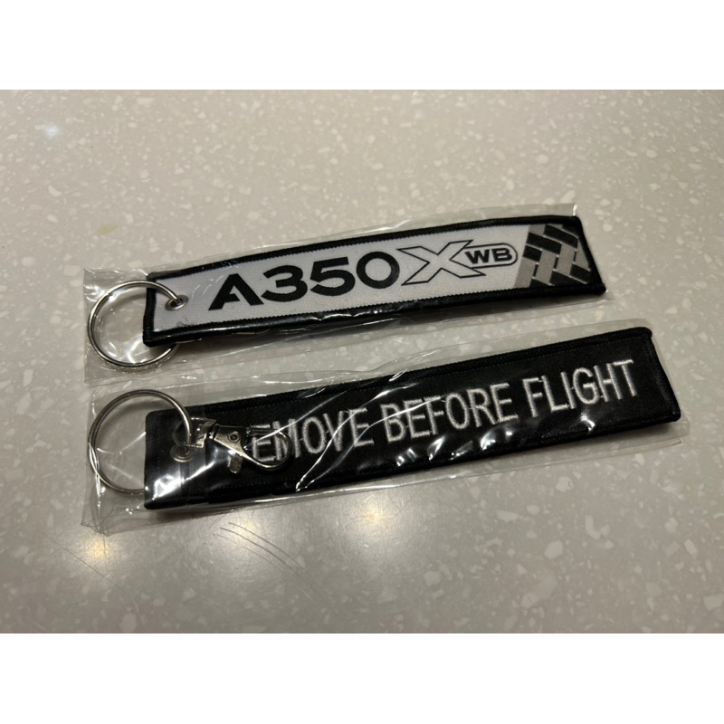 【現貨】華航🇹🇼鑰匙圈 飄帶 中華航空 A350-900 Airbus 空中巴士 remove befre flight