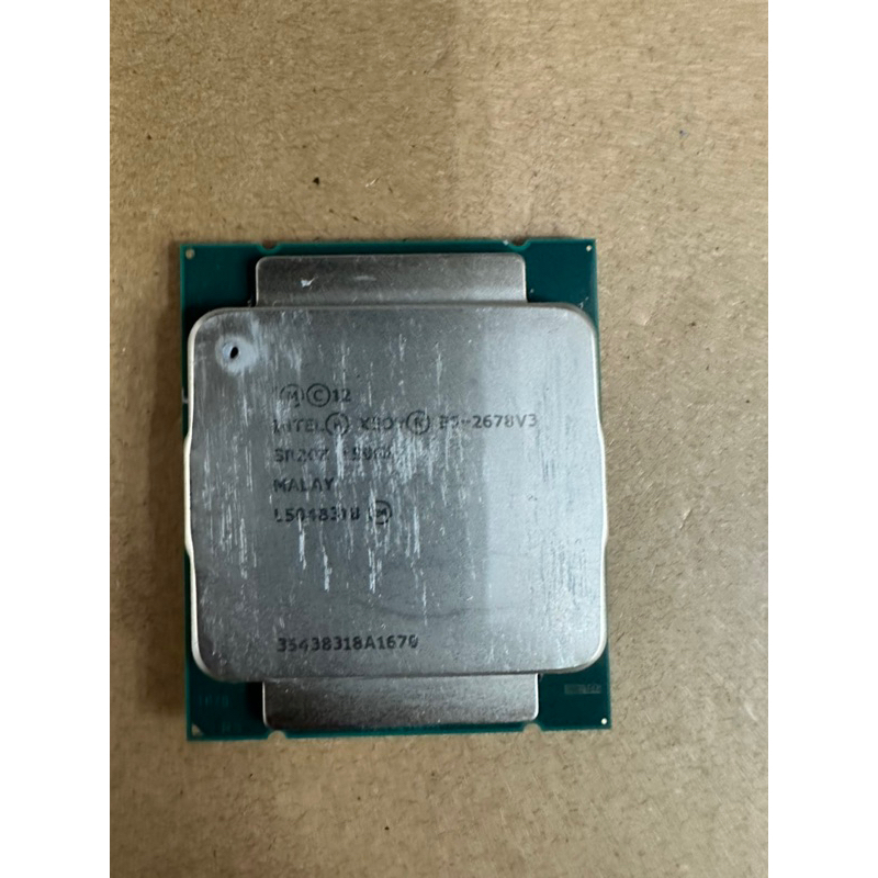 中古 二手 良品 CPU E5-2678V3 功能正常 可以開機