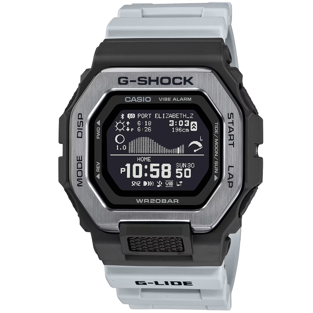 【聊聊甜甜價】CASIO G-SHOCK 藍牙連線 浪湧狂潮電子腕錶 GBX-100TT-8
