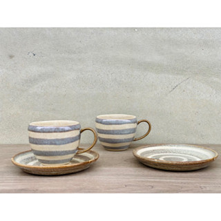 ***現貨***日本製美濃燒 圓釉咖啡杯盤組 下午茶杯盤組 咖啡杯盤組 茶杯 陶杯 咖啡杯 馬克杯 水杯 日本食器