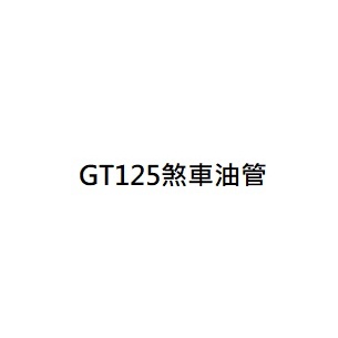 GT125煞車油管 GT125碟煞油管 GT125剎車油管 GT125碟剎油管 三陽正廠零件