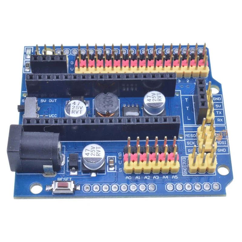 【鈺瀚網舖】▷38◁ Micro PLUS擴展板 NANO V3.0 I/O 多用感測器擴充板 for Arduino