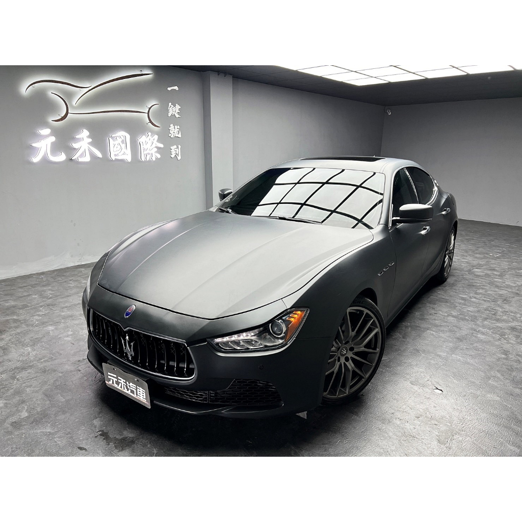 📆 2016年式  Maserati Ghibli 3.0 V6 汽油 消光黑貼膜 (169) 🌟