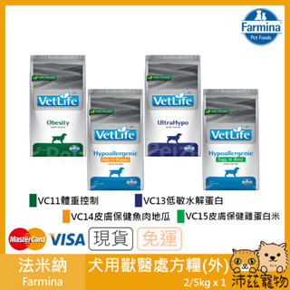 沛茲寵物【法米納 Farmina 犬用獸醫處方天然糧低敏】處方 天然糧 水解蛋白 低過敏 義大利 狗飼料 狗 飼料