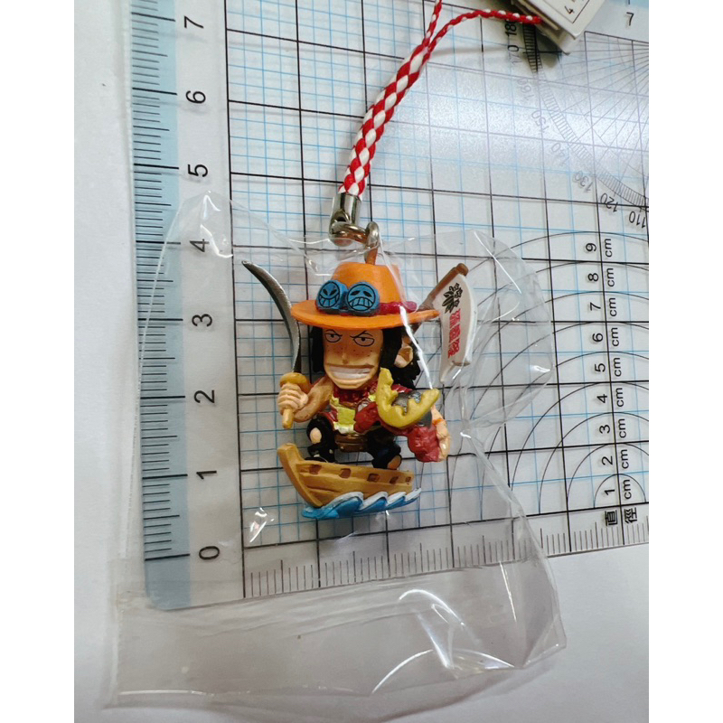 航海王 海賊王 艾斯 火拳 吊飾 鑰匙圈 金證 日本 日本限定 正版 小款 公仔 可愛