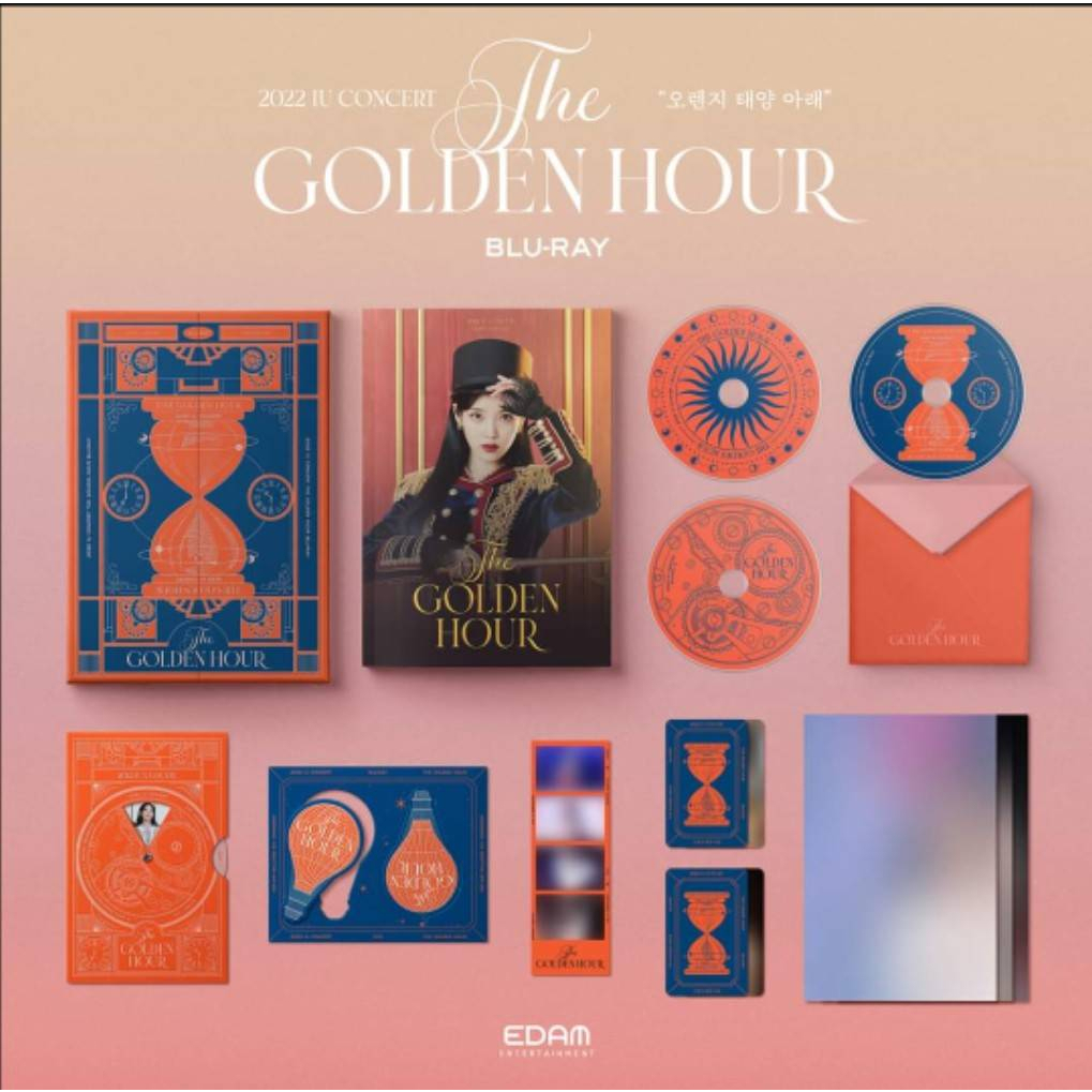 [MU] IU The golden hour 藍光及DVD 全新未拆