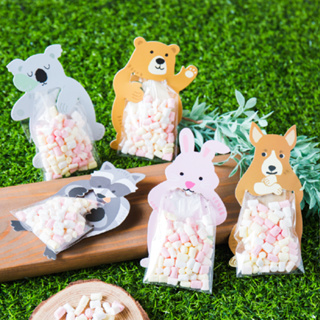 Chichi's 婚禮小物 可愛動物造型糖果包 迷你棉花糖 兒童禮 活動禮品 學校點心 兔子造型 熊熊 動物糖果包