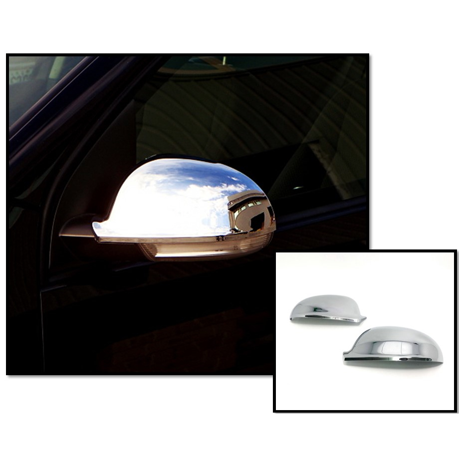 圓夢工廠 VW 福斯 Golf 5 MK5 2003~2008 改裝 鍍鉻銀 後視鏡蓋 後照鏡蓋 照後鏡蓋保護飾貼