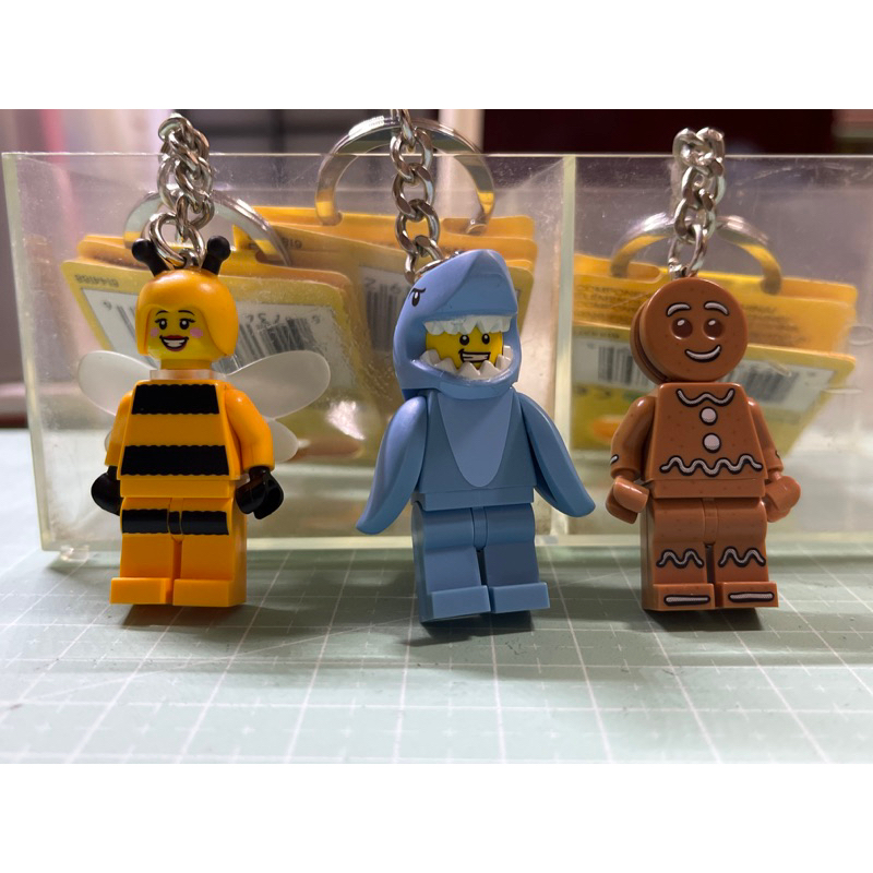 樂高 LEGO 正版 鑰匙圈 蜜蜂/鯊魚/薑餅人