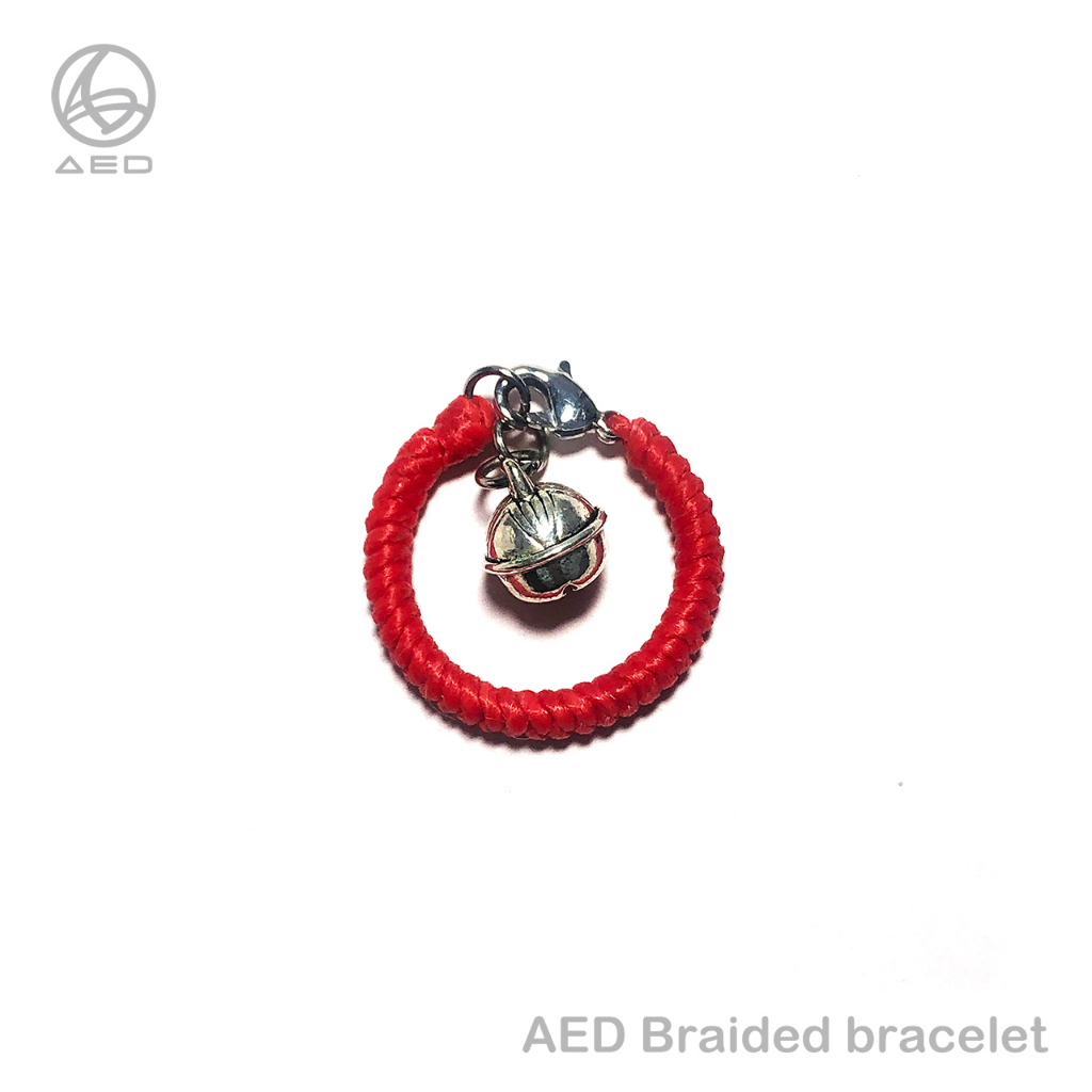 日式迷你注連繩 隨身平安繩指環吊飾 AED樹門設計