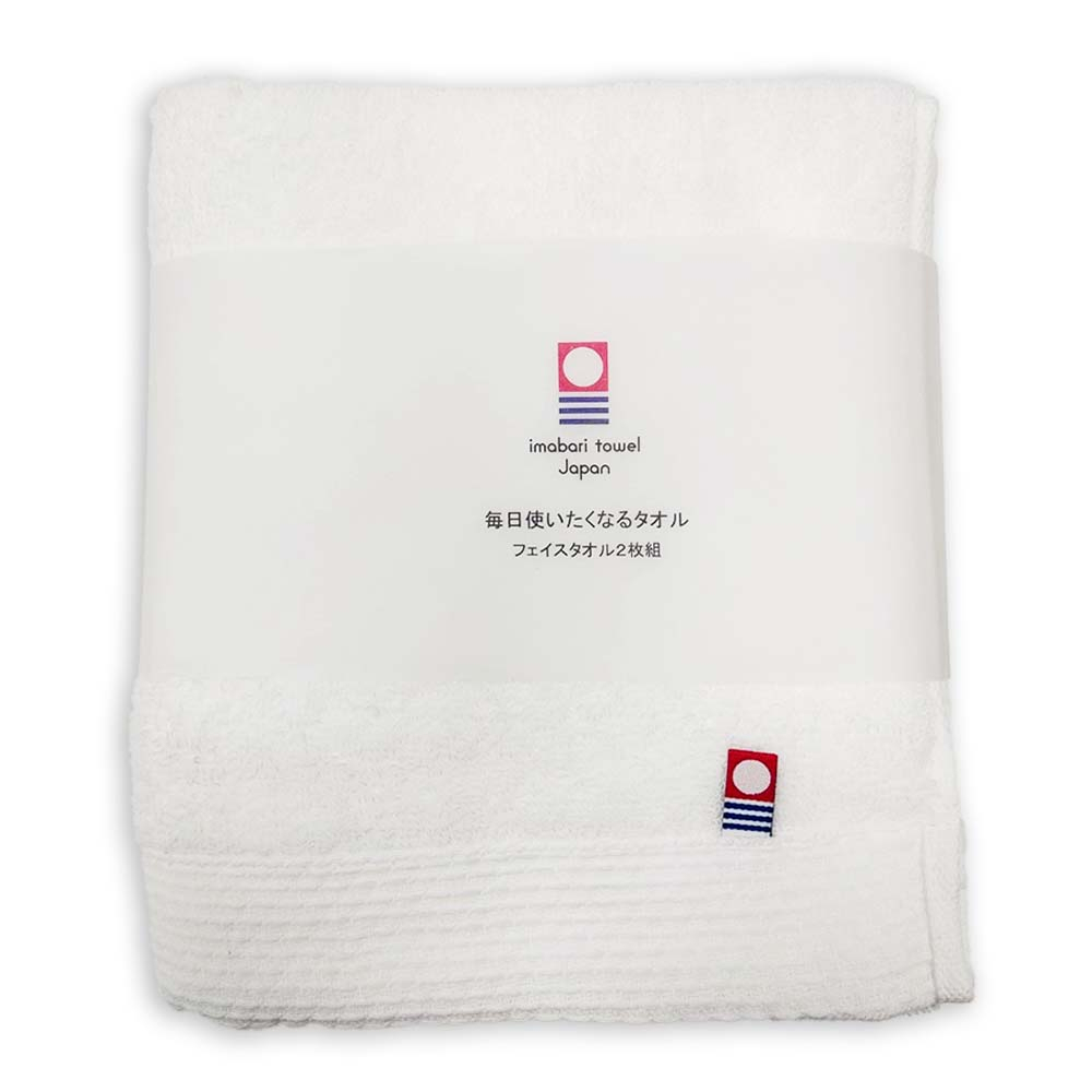 Imabari Towel今治毛巾 臉部毛巾 x2枚/組【Donki日本唐吉訶德】