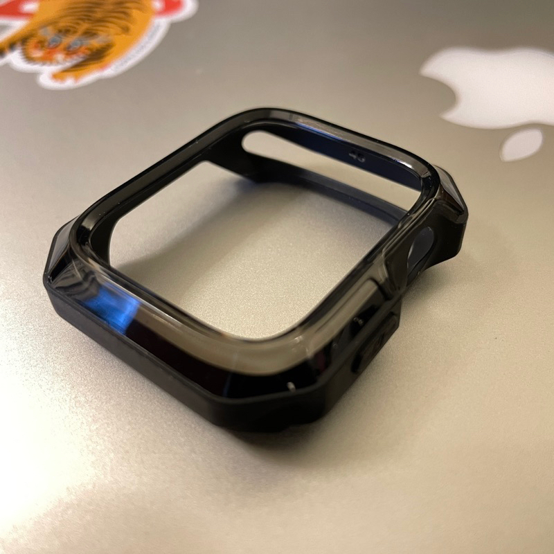 Apple Watch 6 7 8 透明雙色 鎧甲殼