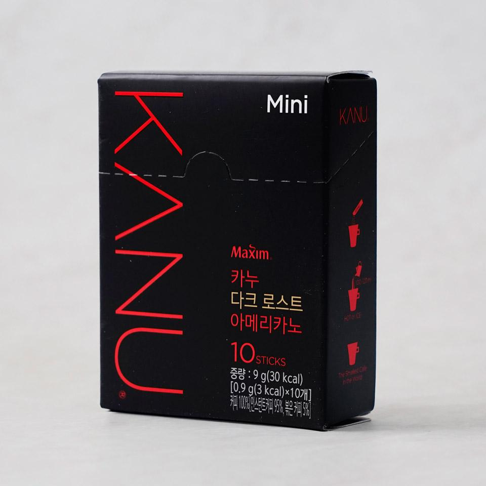 韓國 KANU 美式黑咖啡 0.9g*10條 孔劉咖啡 maxim《贈品多多家》