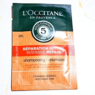 歐舒丹 草本修護洗髮乳🍑6ml🍑LOCCITANE 試用包 草本修護髮膜 修護潤髮乳 滋養柔順洗髮露 豐盈蓬鬆洗髮精髮浴