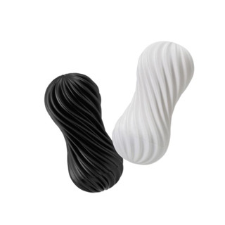 【TENGA】MOOVA 扭霸杯 ( 絲綢白 岩石黑 ) 18禁 情趣用品 可重複使用飛機杯 成人用品