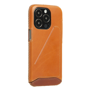 【n max n 台灣設計品牌】iPhone14 Pro 經典系列全包覆手機皮套-古銅棕