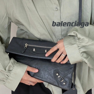 BALENCIAGA 巴黎世家 手拿包 ENVELOPE CLUTCH city機車包 可側背/斜背 中性男通用