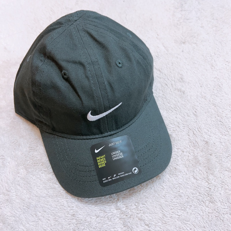 美國代購｜Nike「12/24M」素色棒球帽｜Nike 鴨舌帽 棒球帽 兒童帽 運動帽 遮陽帽