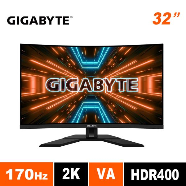 @電子街3C特賣會@全新 技嘉 GIGABYTE M32QC 32型 170Hz HDR400 KVM曲面電競螢幕