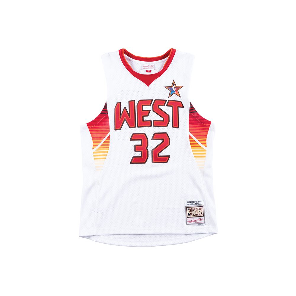 NBA 球迷版球衣 All Star Shaquille O’Neal 2009 West 白