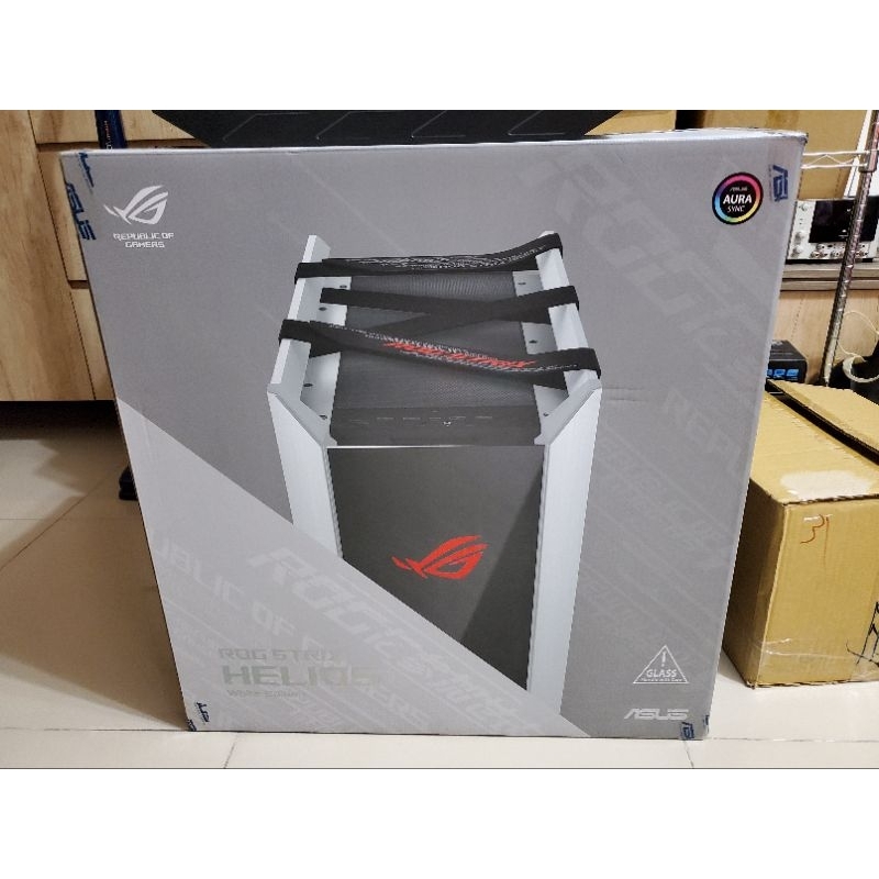 ASUS 華碩 ROG STRIX Helios GX601 太陽神 中塔 電競 玻璃 側透 機殼 贈送可移動電腦主機架