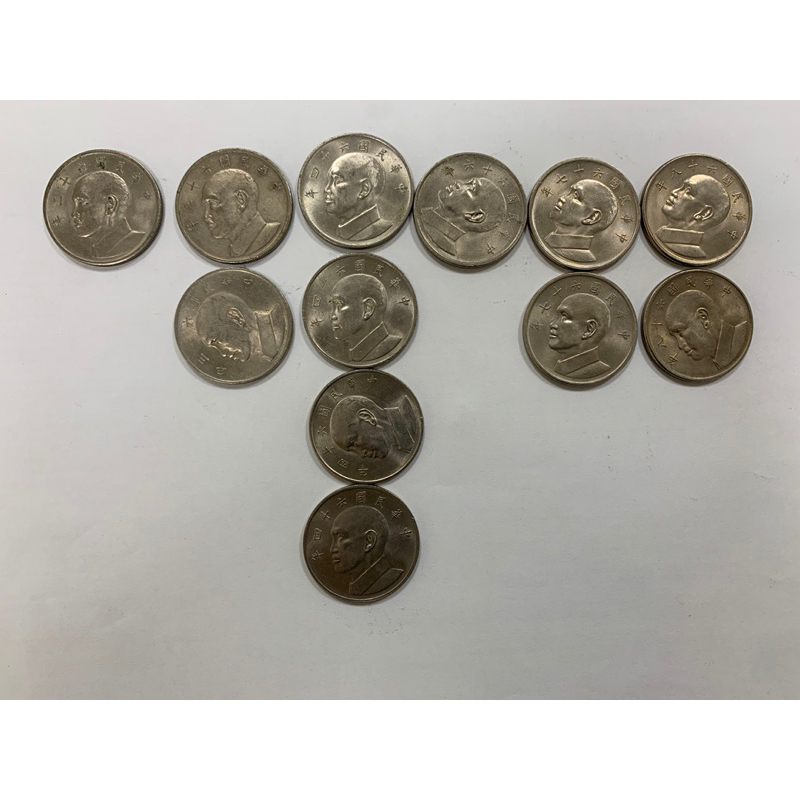 民國62/63/64/66/67/68年 大5元硬幣 大伍元硬幣 一般流通品舊硬幣
