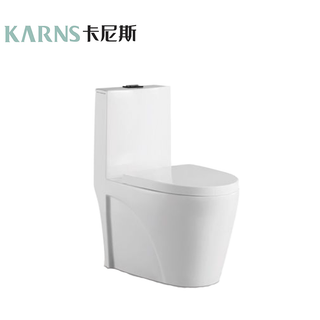 【KARNS卡尼斯】兩段式漩渦龍捲噴射虹吸式金級省水馬桶20cm/25cm/30cm/40cm(K-55)