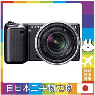 [日本二手商品] Sony Sony DigitalSLRαNEX-5變焦鏡頭套件黑色NEX-5K/B