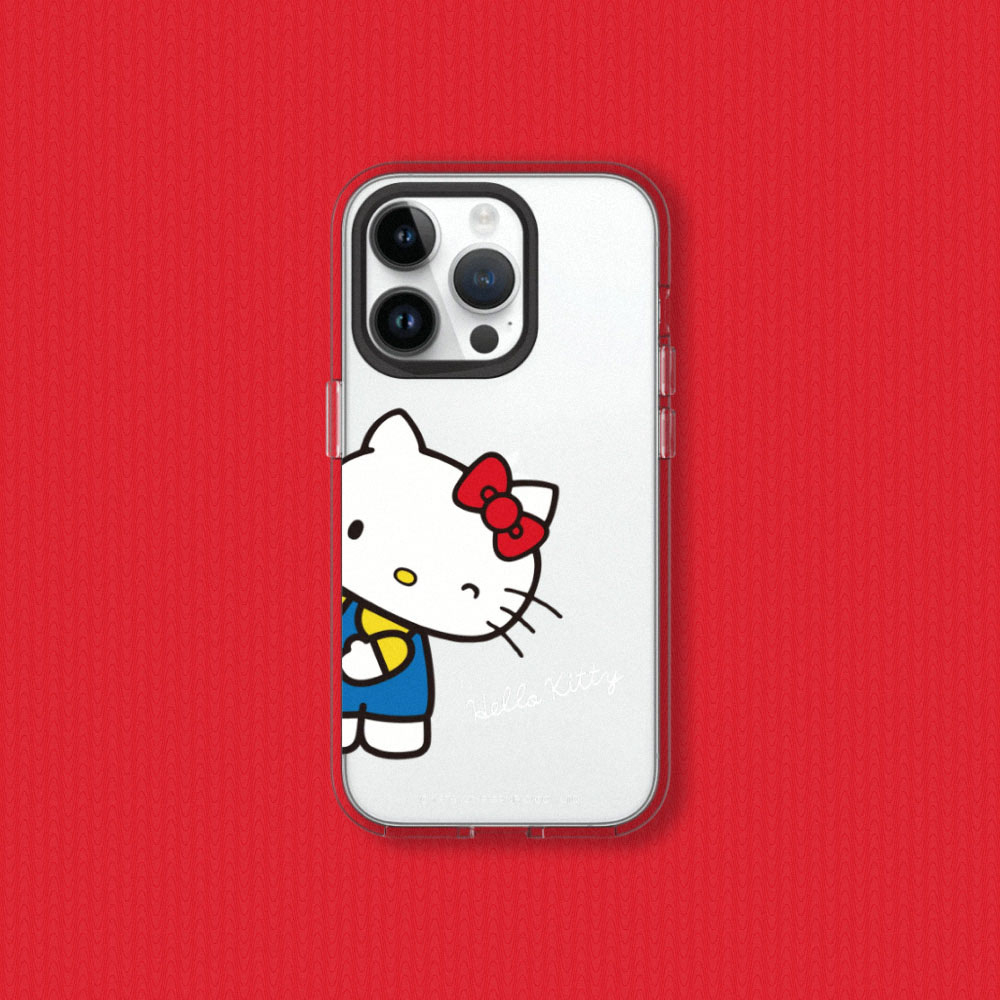 犀牛盾 適用iPhone Clear透明防摔手機殼∣Hello Kitty系列/Wink! Wink!