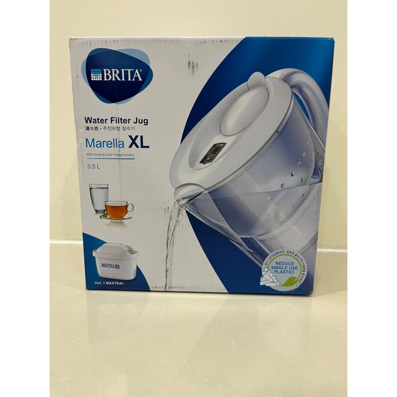 BRITA Marella XL3.5L濾水箱 濾水壺(1壺+1芯)