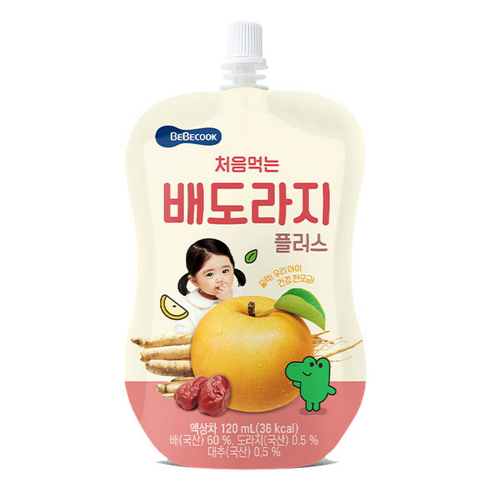 【BEBECOOK】幼兒雪梨紅棗桔梗汁 12M+ 120ml | 韓國