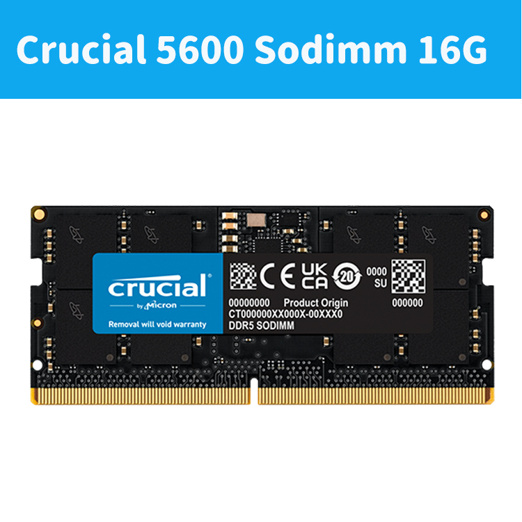Crucial DDR5 5600 16G 16GB sodimm Micron美光 CT16G56C46S5 筆電型