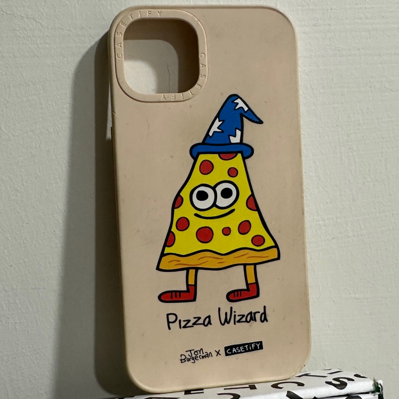 《二手》CASETiFY IPHONE13 Pizza Wizard by Jon Burgerman