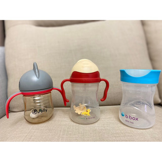 二手b box學習水杯+Jolly吸管水杯