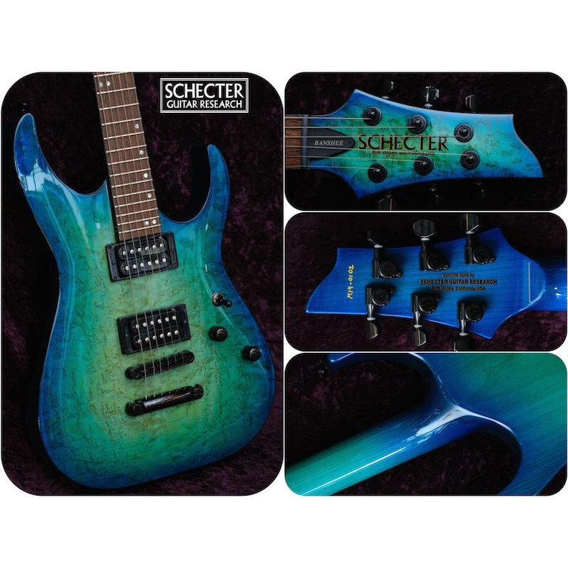 【又昇樂器】美廠 SCHECTER USA BANSHEE Custom Shop 手工 電吉他