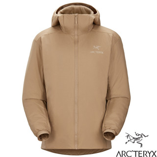 【ARCTERYX 始祖鳥】男款 超輕抗水耐磨纖維保暖外套 Atom LT/防風夾克 帆布棕 24108