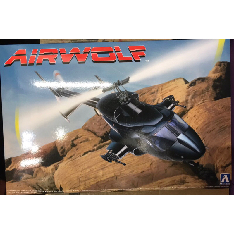 {克拉克玩具} 模型 飛狼 Airwolf 霍克 超音速 軍用直昇機  玩具