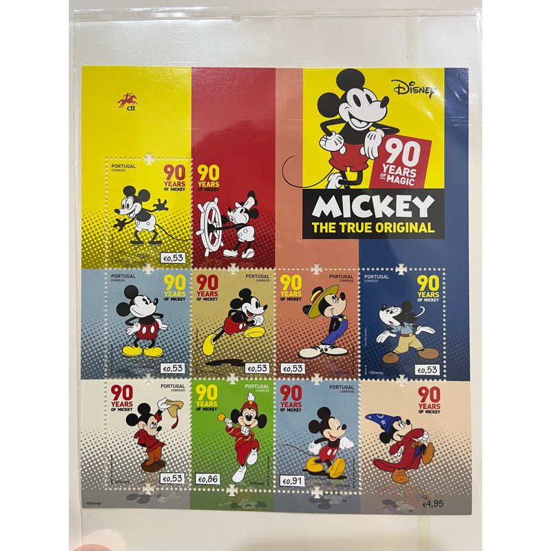 現貨【葡萄牙郵票】Disney迪士尼聯名 米奇郵票