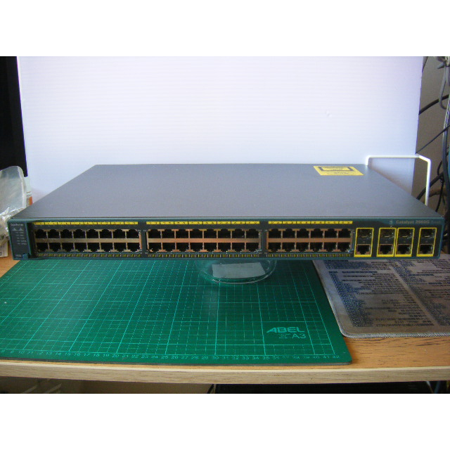 Cisco WS-C2960G-48TC-L 48Port Giga 4xSFP GigaSwitch