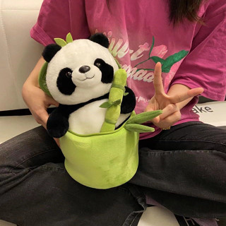 熊貓公仔 熊貓 panda 玩偶 娃娃 公仔 可愛毛絨玩偶 娃娃抱枕 動物抱枕 睡眠抱枕靠墊 兒童禮物娃娃 兒童節生日禮