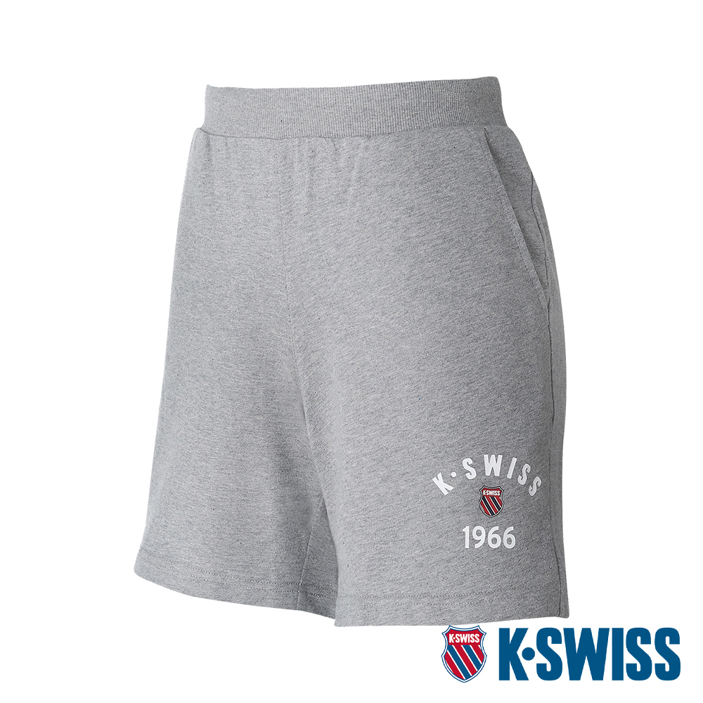 K-SWISS Sweat Shorts棉質短褲-女-灰