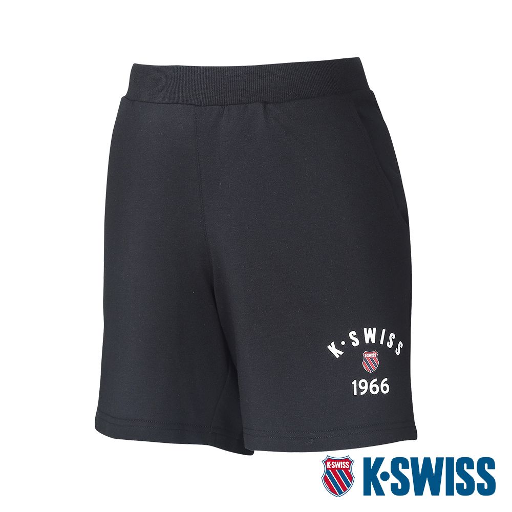 K-SWISS Sweat Shorts棉質短褲-女-黑