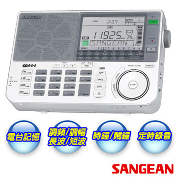 【 大林電子 】 SANGEAN 山進電子 全波段 專業化數位型收音機 ATS-909X 廣播電台 LED鐘