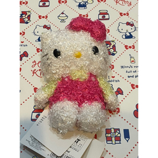世界生日慶～Sanrio Hello Kitty捲毛沙包娃娃可坐可躺
