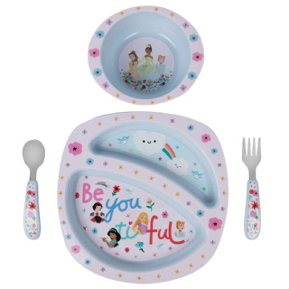 預購👍空運👍美國迪士尼 公主 灰姑娘長髮公主 兒童餐具 碗 湯匙叉子盤子 餐盤 The First Years