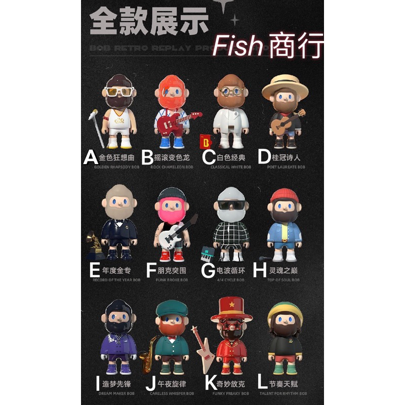 (Fish商行) 🌸正版現貨，台灣出貨🌸尋找獨角獸FARMER BOB BOB男友六代#復古音樂人