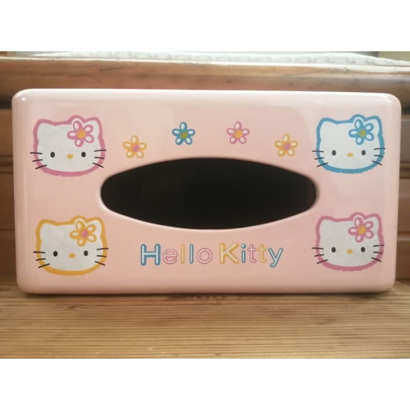 三麗鷗 Hello Kitty 1998年 日本製 面紙盒 二手