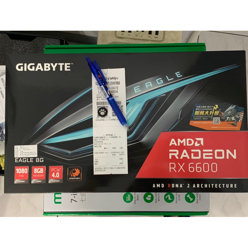 技嘉 GIGABYTE AMD RX6600 EAGLE 8G GDDR6 顯示卡