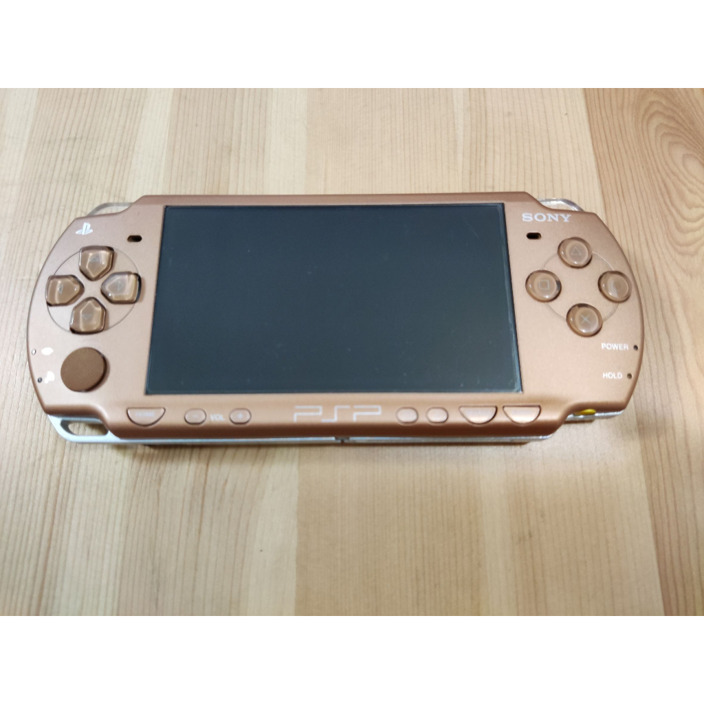 PSP 2007 古銅金 功能正常 無電池 內附8G記憶卡.遊戲  二手