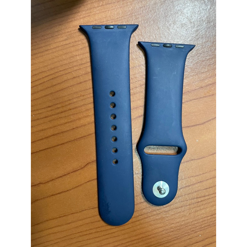 Apple Watch錶帶（深藍色為原廠、粉色與淺藍為副牌全新）